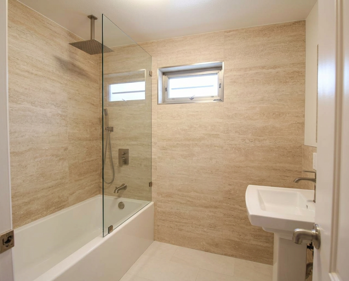 Spa-Style Wall System — after